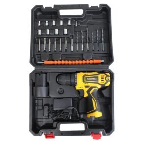 Maf Pro 12V Cordless Drill Kit with 2 Batteries and Flexible Shaft – Full Tool Set for Wood, Wall, and Screw Work