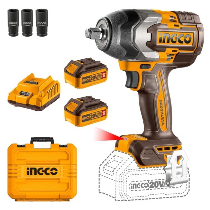 Ingco® 20V Cordless Impact Wrench