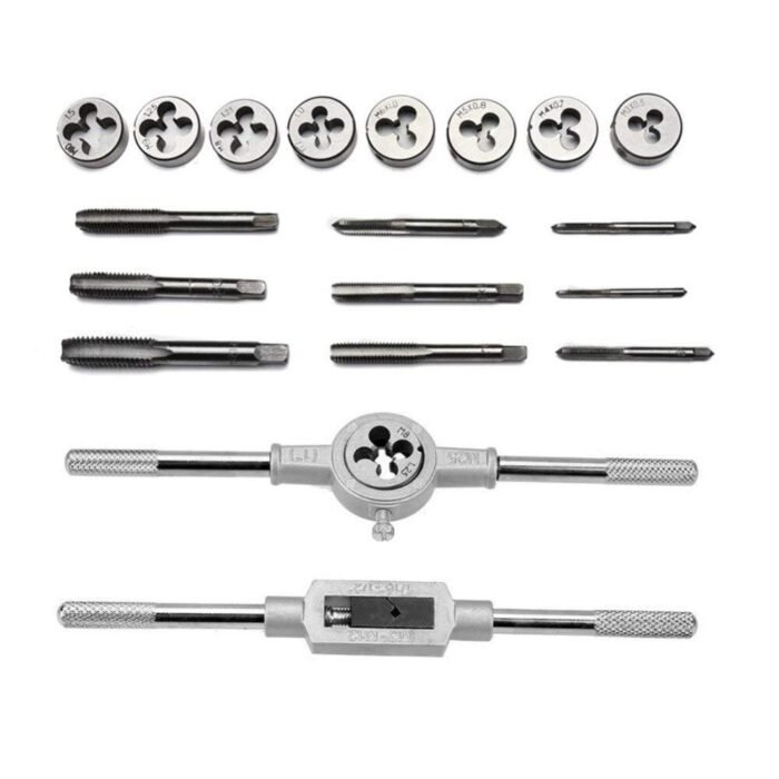 GSK Cut Metric Tap and Die Set – M3 to M12 Thread Repair Kit with Case