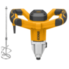 Ingco MX214008 Paint Mixer 1400W with 120mm Paddle and Accessories