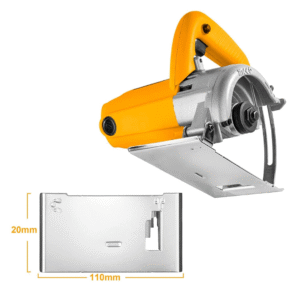 Ingco 1400W Marble Cutter – Tile and Stone Saw with 110mm Blade for Granite and Concrete