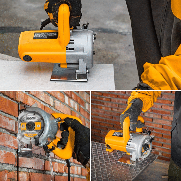 Ingco 1400W Marble Cutter – Tile and Stone Saw with 110mm Blade for Granite and Concrete