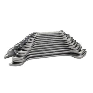 DE NEERS Double Open End Spanner Set – 12 Pieces Alloy Steel Wrench Kit