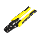 Yellow Handle Carbon Steel Electrical Wire Crimping Plier 19cm