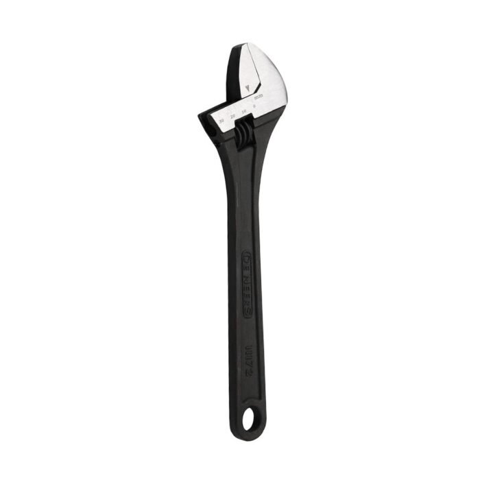 De Neers Adjustable Wrench 8 Inch with Extra-Wide Jaw and Hardened Body