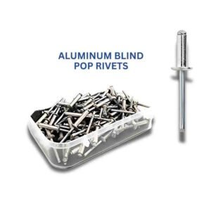 Aluminum Blind POP Rivets Assorted Sizes – Pack of 100 for Riveting Gun