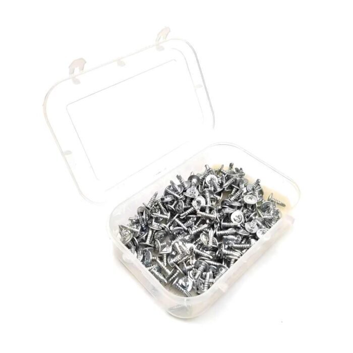 Truss Head Self-Drilling Screws 4.2 mm x 13 mm Zinc-Plated Pack of 100 Truss Head Self-Drilling Screws 4.2 mm x 13 mm Zinc-Plated Pack of 100