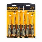 6 Pcs Round Blade Screwdriver Set HKSD0628 CR-V Steel Ergonomic Handle