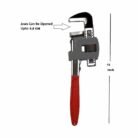 12 Inch (300mm) Stillson Type Pipe Wrench with Hardened Jaws for Plumbing & Industrial Use