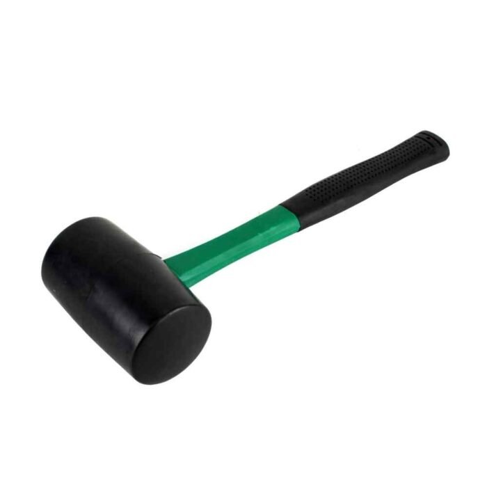 HANBON 915150 Rubber Hammer 500g with Anti-Slip Fiberglass Handle