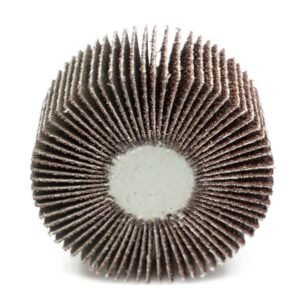 50mm x 25mm x 6mm 60 Grit Emery Cloth Flap Wheel Discs – Set of 5