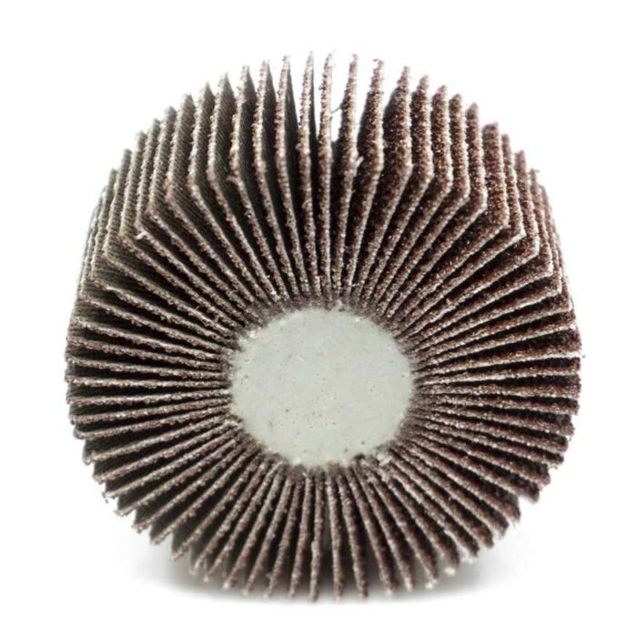 50mm x 25mm x 6mm 60 Grit Emery Cloth Flap Wheel Discs – Set of 5