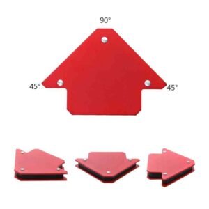 4-Inch Welding Magnet Triangle Holder for 45° & 90° Angles