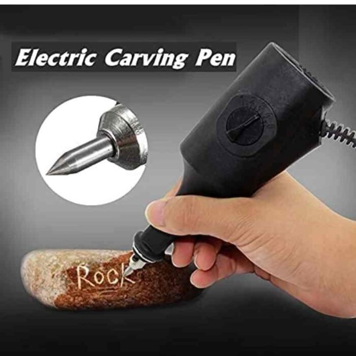 220V Electrical Carving & Marking Pen with 5 Speeds and Tungsten Tip