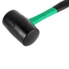 HANBON 915150 Rubber Hammer 500g with Anti-Slip Fiberglass Handle