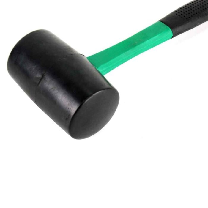 HANBON 915150 Rubber Hammer 500g with Anti-Slip Fiberglass Handle