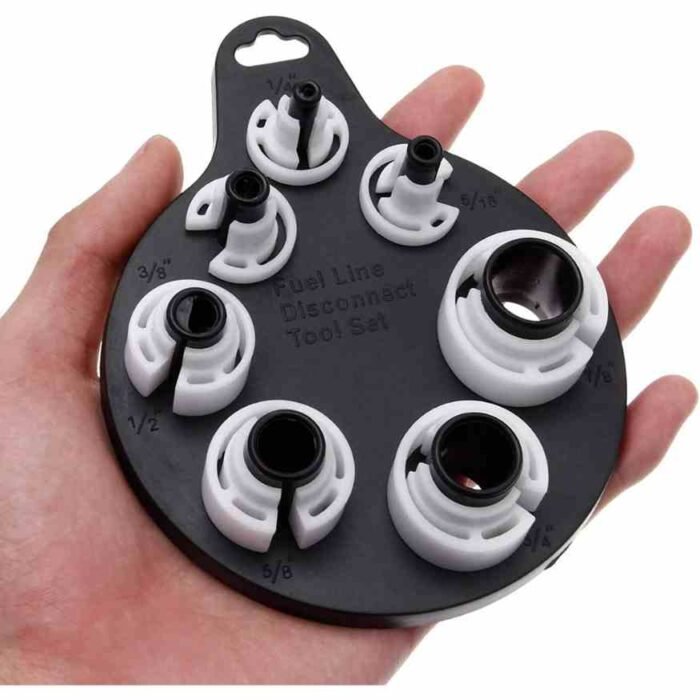 7 Pcs Quick Disconnect Tool Set for AC, Fuel Line & Oil Circuit with Storage Plate 7 Pcs Quick Disconnect Tool Set for AC, Fuel Line & Oil Circuit with Storage Plate