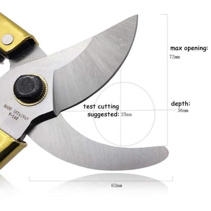 Garden Shears Pruners with Stainless Steel Blades for Cutting Flowers, Branches & Bonsai