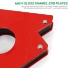 4-Inch Welding Magnet Triangle Holder for 45° & 90° Angles