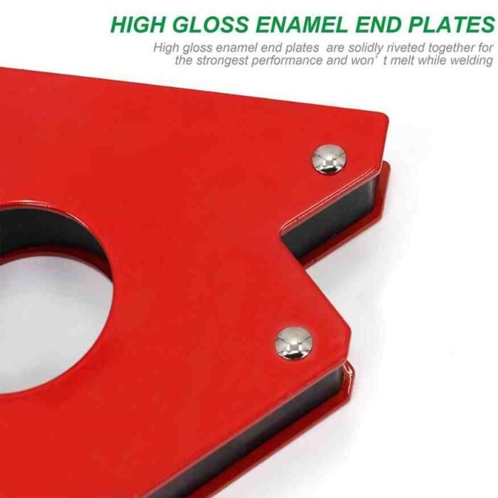 4-Inch Welding Magnet Triangle Holder for 45° & 90° Angles