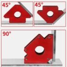 4-Inch Welding Magnet Triangle Holder for 45° & 90° Angles