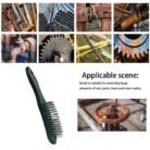 Steel Wire Scratch Brush with Long Handle – Welding Slag, Rust, and Grill Cleaning Tool