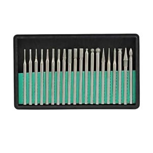 30 Pcs Diamond Burr Set for Glass Engraving, Grinding, Carving & Etching