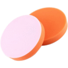 A side view of a 7-inch/180mm car polishing sponge wheel attached to a rotary tool, ready for use on a car's surface.