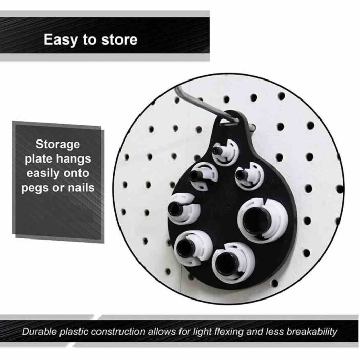 7 Pcs Quick Disconnect Tool Set for AC, Fuel Line & Oil Circuit with Storage Plate 7 Pcs Quick Disconnect Tool Set for AC, Fuel Line & Oil Circuit with Storage Plate