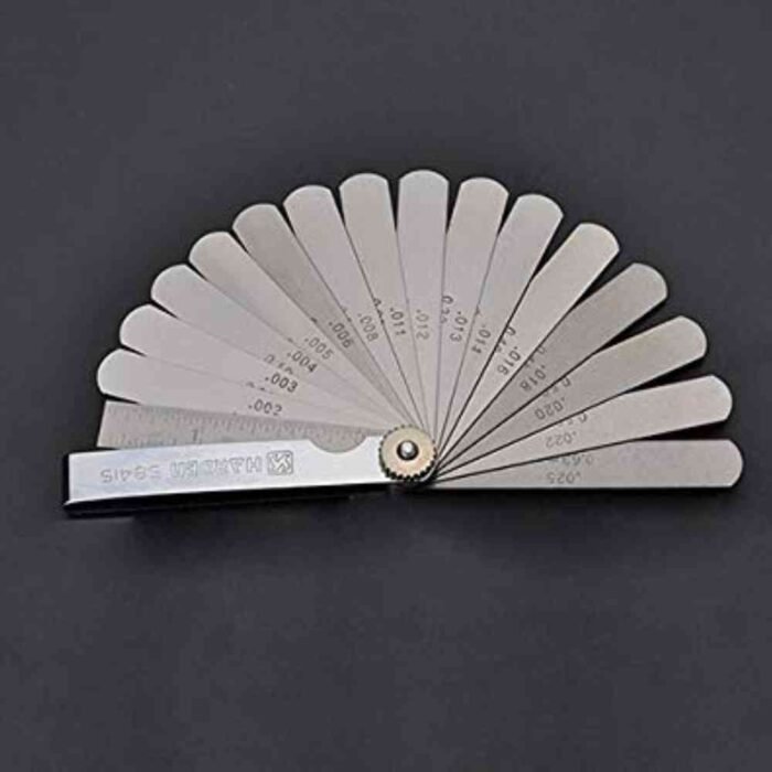 15 Blades Stainless Steel Feeler Gauge with Metric & Imperial Measurement Range