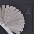 15 Blades Stainless Steel Feeler Gauge with Metric & Imperial Measurement Range