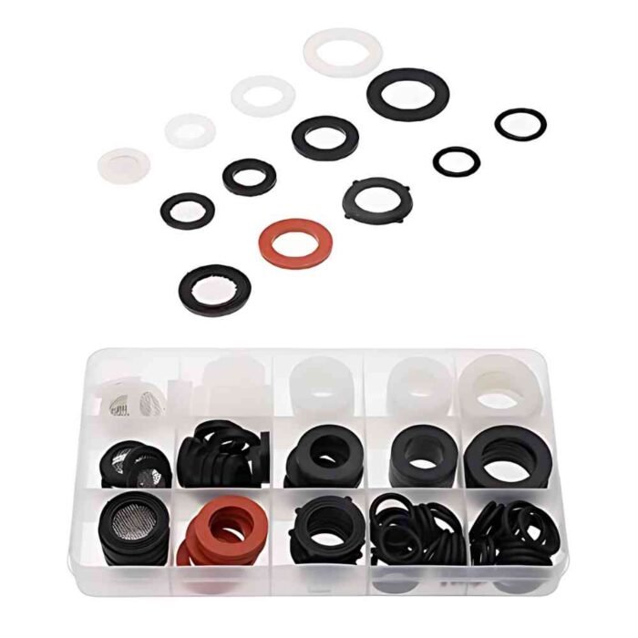 Faucet Plumbing Rubber Washer O-Ring Kit 115 Pcs