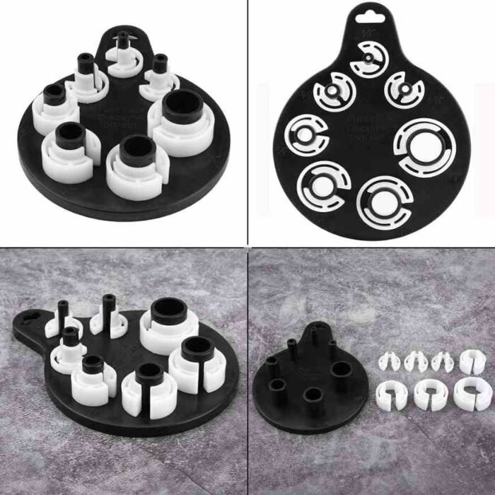 7 Pcs Quick Disconnect Tool Set for AC, Fuel Line & Oil Circuit with Storage Plate 7 Pcs Quick Disconnect Tool Set for AC, Fuel Line & Oil Circuit with Storage Plate