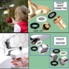Faucet Plumbing Rubber Washer O-Ring Kit 115 Pcs