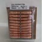 WELD MIG Welding CO2 Contact Tip M6×28×0.8mm – 20 Pcs Copper Set