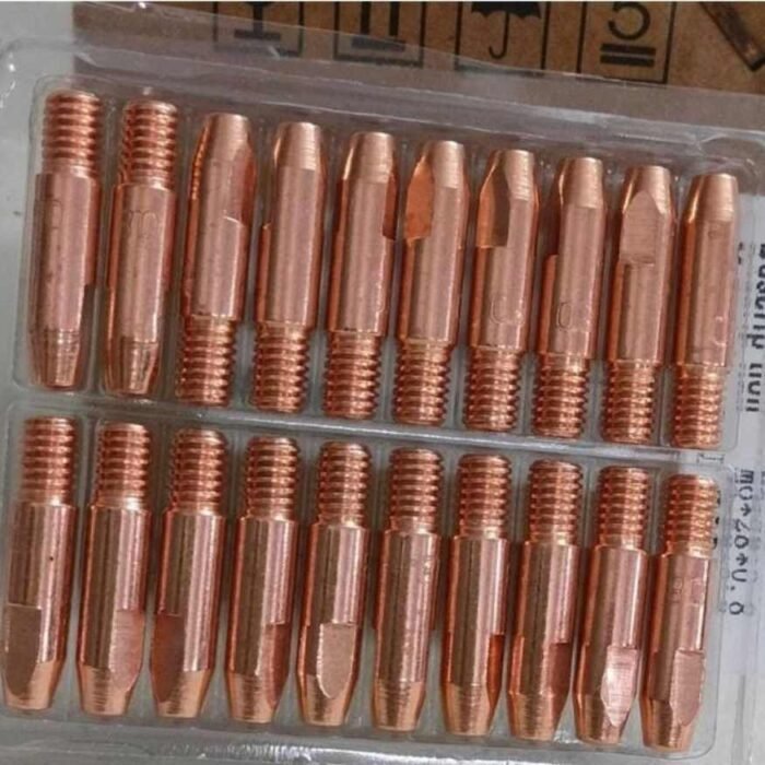WELD MIG Welding CO2 Contact Tip M6×28×0.8mm – 20 Pcs Copper Set