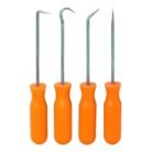 4 Pcs Mini Precision Pick & Hook Set for O-Rings, Gaskets, Seals & Small Parts