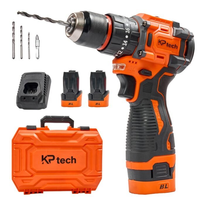 Cordless Impact Drill 21V with Rechargeable Battery and Variable Speed Control