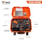 Cordless Impact Drill 21V with Rechargeable Battery and Variable Speed Control