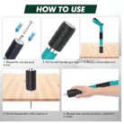 Manual Steel Nail Gun Tool – Heavy-Duty Wall Fixing Nail Tool