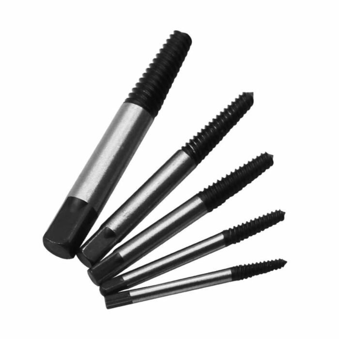 Damaged Screw Extractor & Broken Bolt Remover Drill Bit Set – 5 Pcs Damaged Screw Extractor & Broken Bolt Remover Drill Bit Set – 5 Pcs