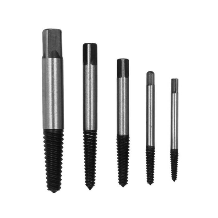 Damaged Screw Extractor & Broken Bolt Remover Drill Bit Set – 5 Pcs Damaged Screw Extractor & Broken Bolt Remover Drill Bit Set – 5 Pcs
