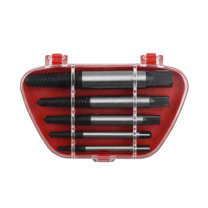 Damaged Screw Extractor & Broken Bolt Remover Drill Bit Set – 5 Pcs Damaged Screw Extractor & Broken Bolt Remover Drill Bit Set – 5 Pcs