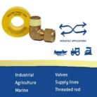 Premium Teflon Tape Pipe Thread Tape for Gas