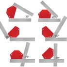 GSK Cut® Mini Triangle Welding Magnet Holder with Multi-Angle Support