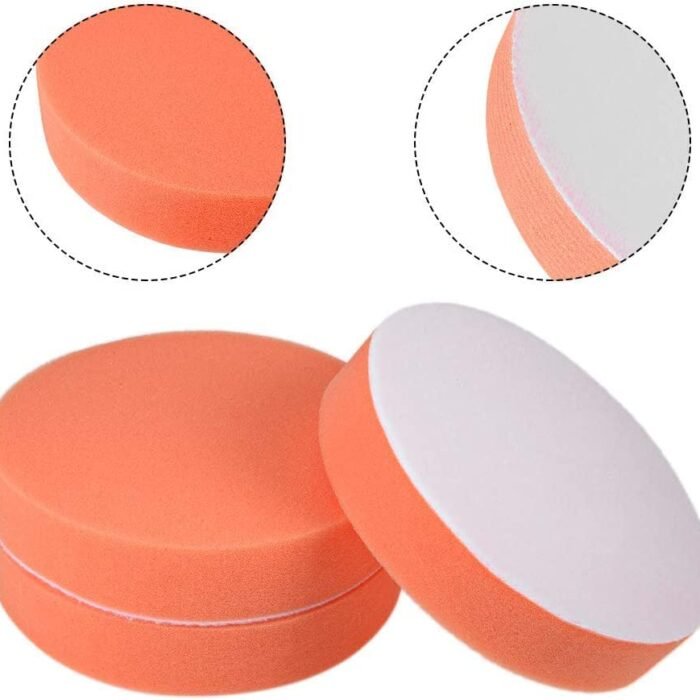 GSK Cut® 5 Inch Foam Drill Polishing Plain Sponge Pad Flat Type