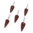 240 Grit Cone Shape Abrasive Flap Wheel 16x40x6mm Set of 5