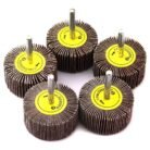 GSK Cut® 60 Grit Emery Cloth Grinding Flap Wheel 50x25x6mm Set of 5