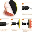 GSK Cut® 7 Inch 180mm Waffle Sponge Pad for Car Polishing and Buffing