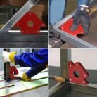 GSK Cut® Mini Triangle Welding Magnet Holder with Multi-Angle Support